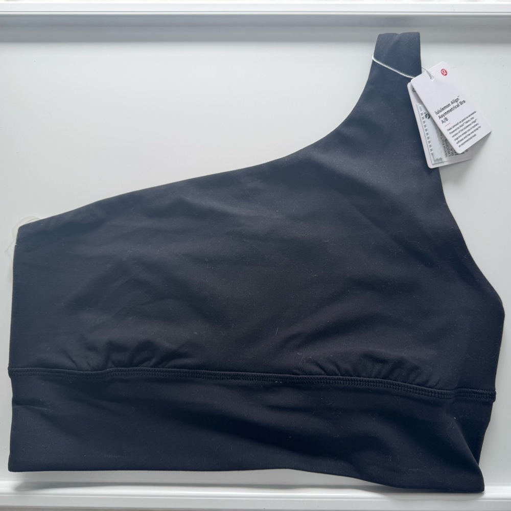 Lululemon Athletica One-Shoulder Black Sports Bra